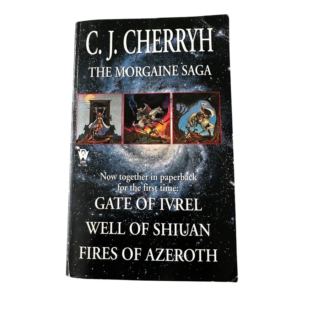 The Morgaine Saga by C J Cherryh First Printing 2000 PB Sci Fi 3 books in 1 VTG